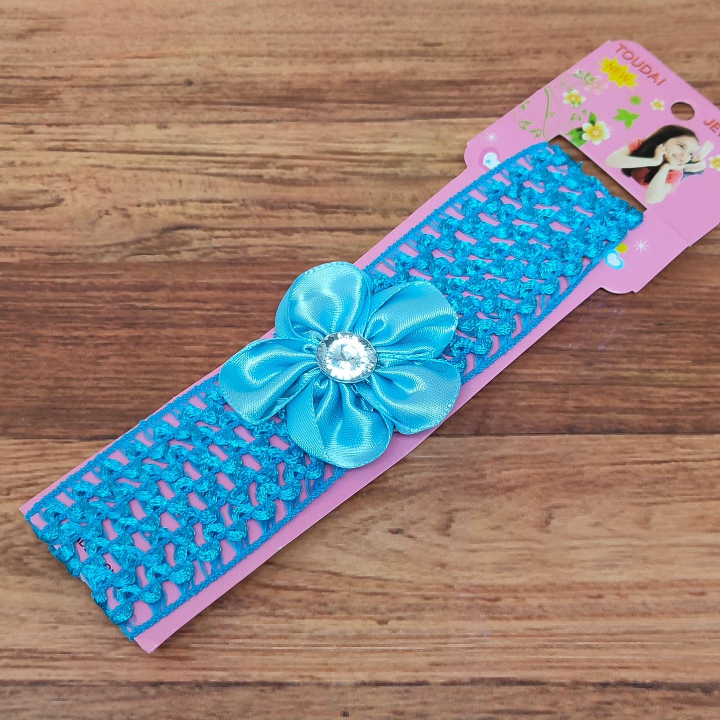 Floral Soft Stretchy Headbands for Baby Girls and Newborn (17-28 Baby Headband)