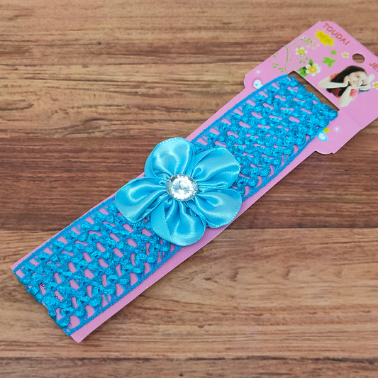 Floral Soft Stretchy Headbands for Baby Girls and Newborn (17-28 Baby Headband)