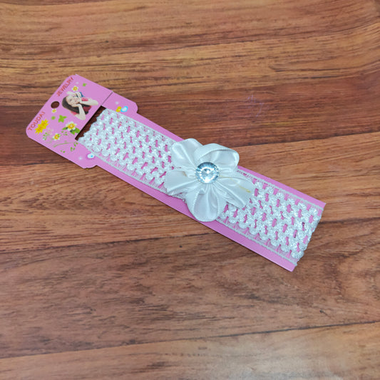 Floral Soft Stretchy Headbands for Baby Girls and Newborn (17-29 Baby Headband)