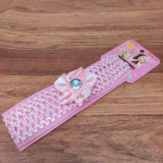 Floral Soft Stretchy Headbands for Baby Girls and Newborn (17-31 Baby Headband)