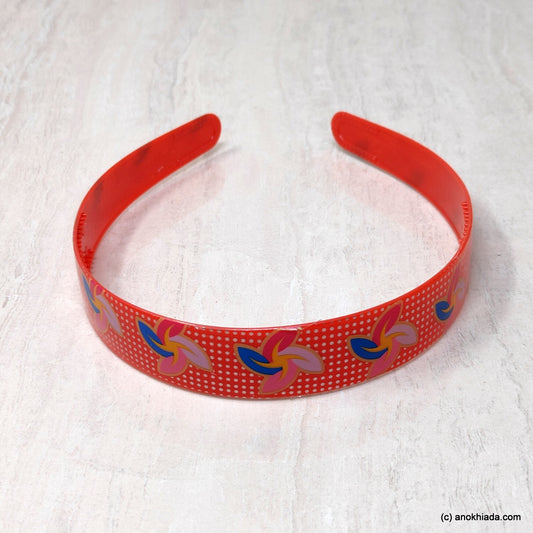 Anokhi Ada Plastic Floral Print Headbands/Hairbands for Kids and Girls (19-2a)