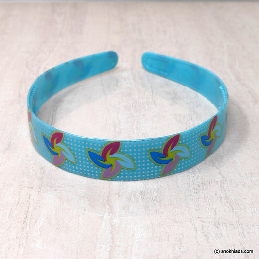 Anokhi Ada Plastic Floral Print Headbands/Hairbands for Kids and Girls (19-2c)