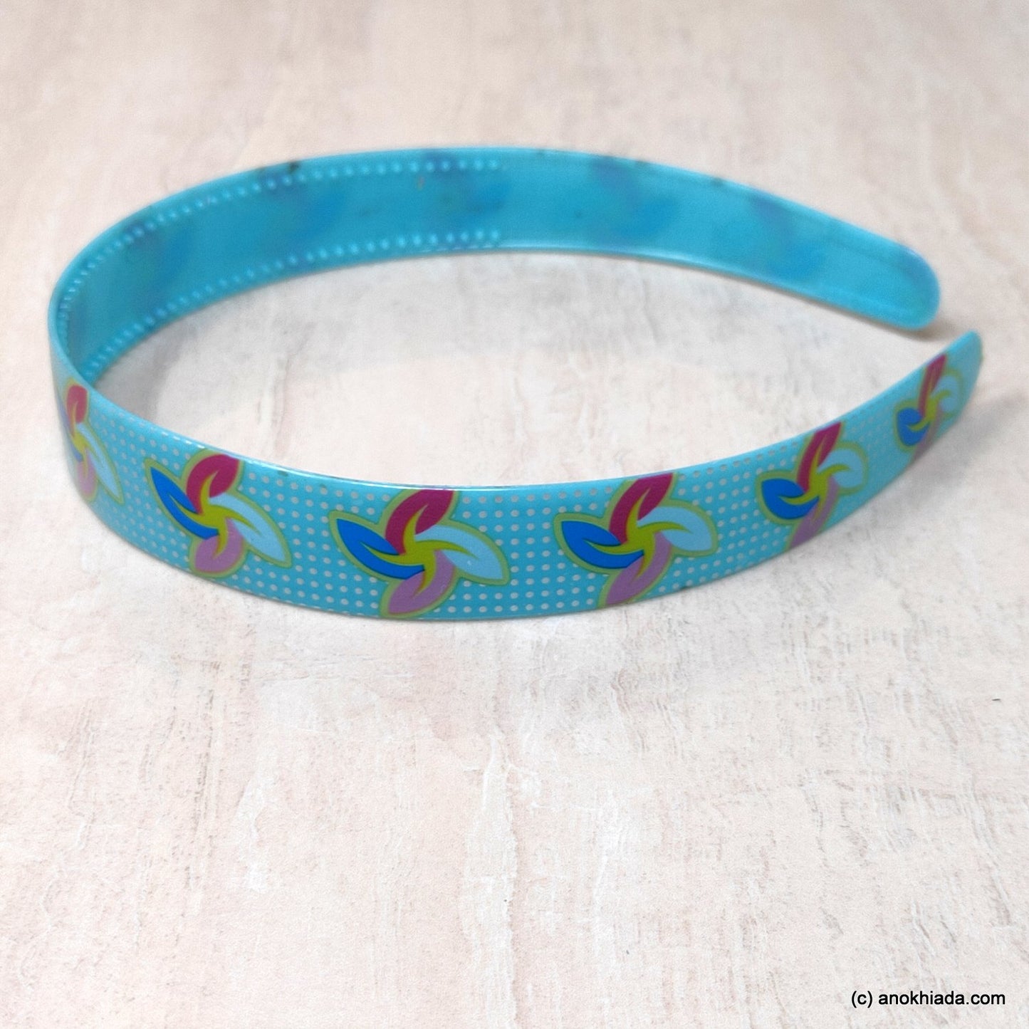 Anokhi Ada Plastic Floral Print Headbands/Hairbands for Kids and Girls (19-2c)