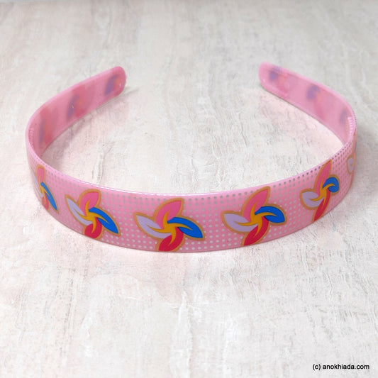 Anokhi Ada Plastic Floral Print Headbands/Hairbands for Kids and Girls (19-2d)
