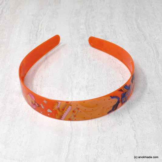 Anokhi Ada Plastic Doll Print Headbands/Hairbands for Kids and Girls (19-4b)