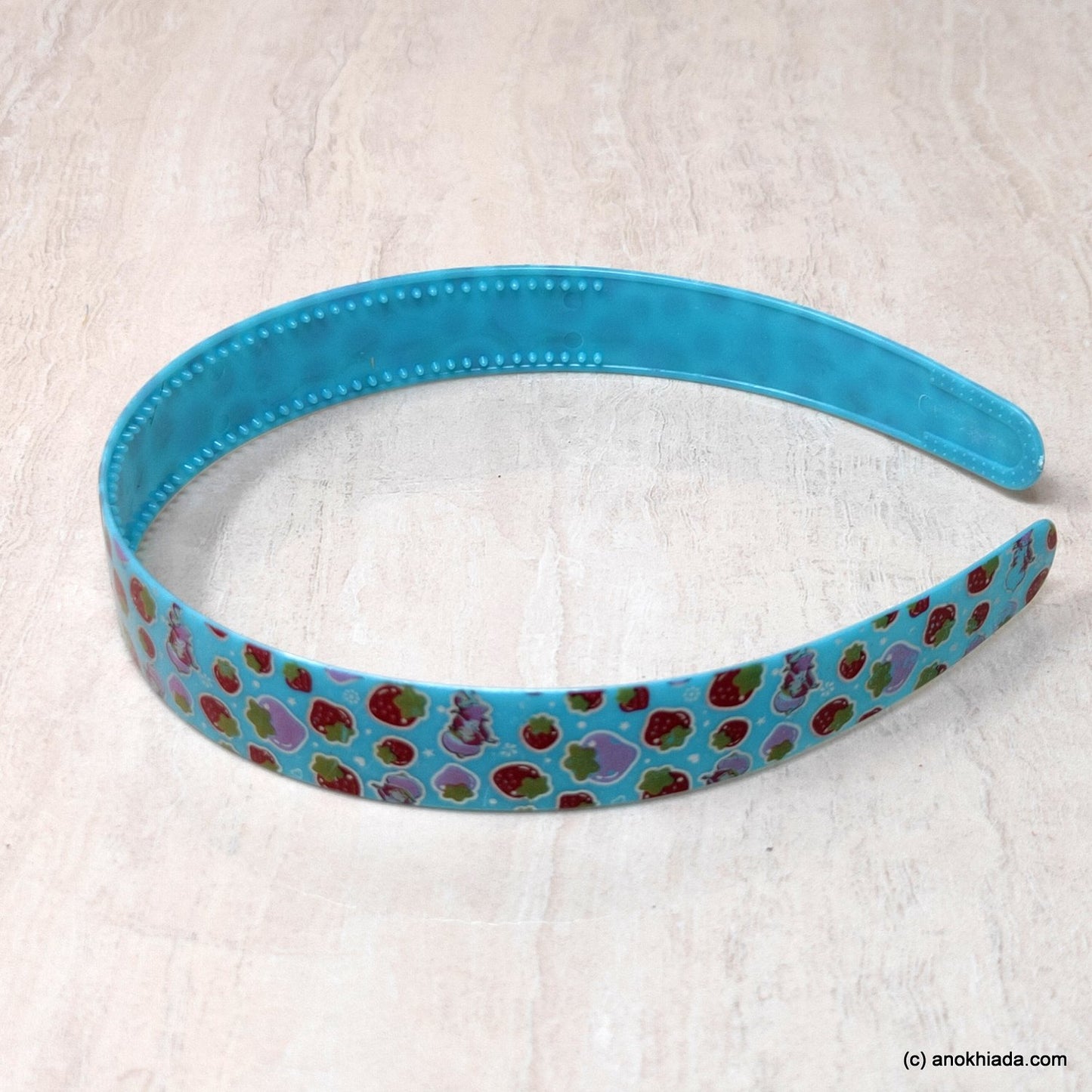 Anokhi Ada Plastic Strawberry Print Headbands/Hairbands for Kids and Girls (19-5c)