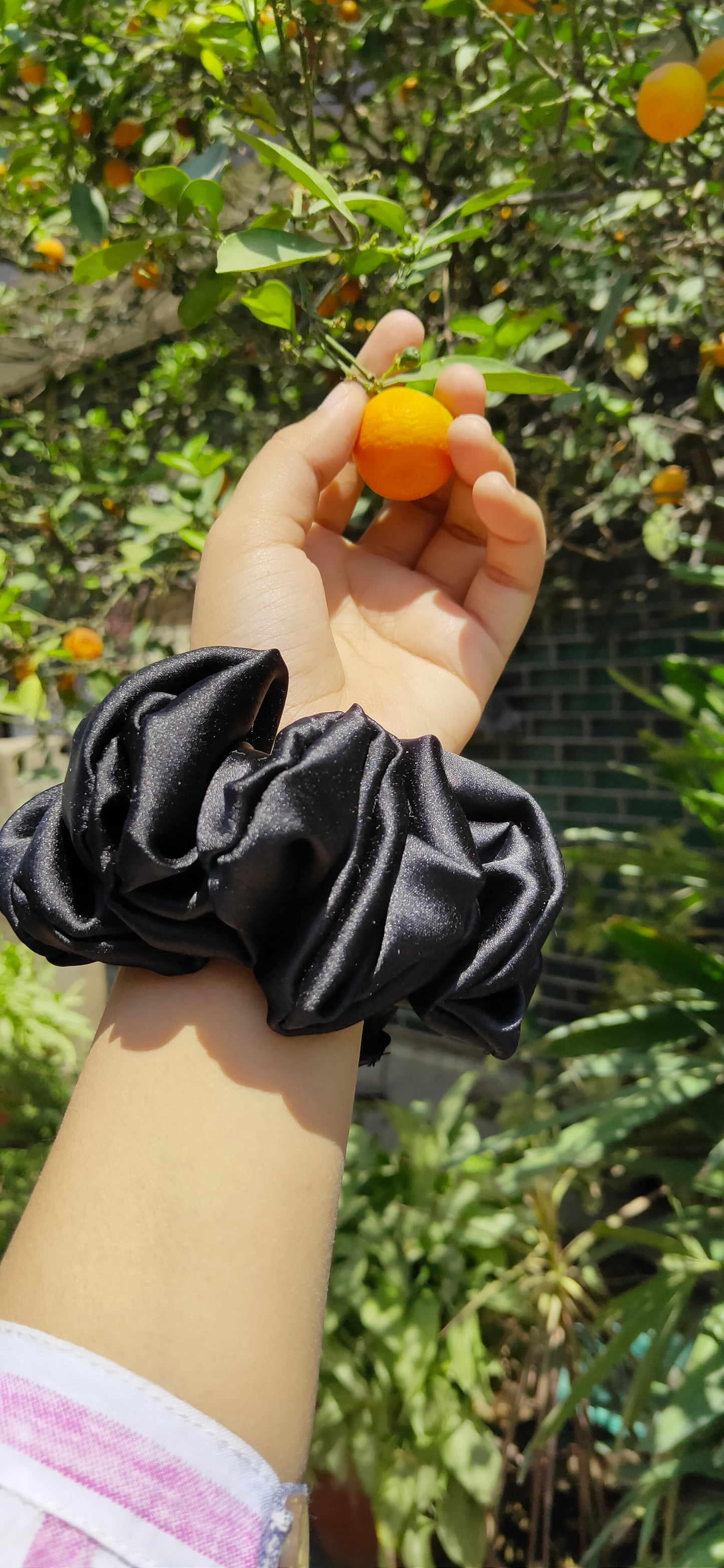 Black Berry Scrunchie (23-01 Scrunchie)
