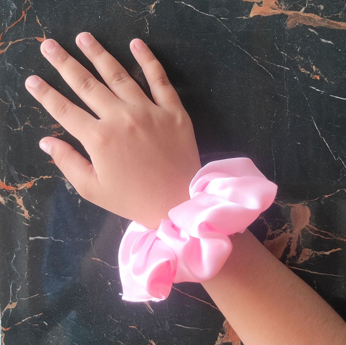 Small Baby Pink Scrunchie (23-11a Scrunchie)