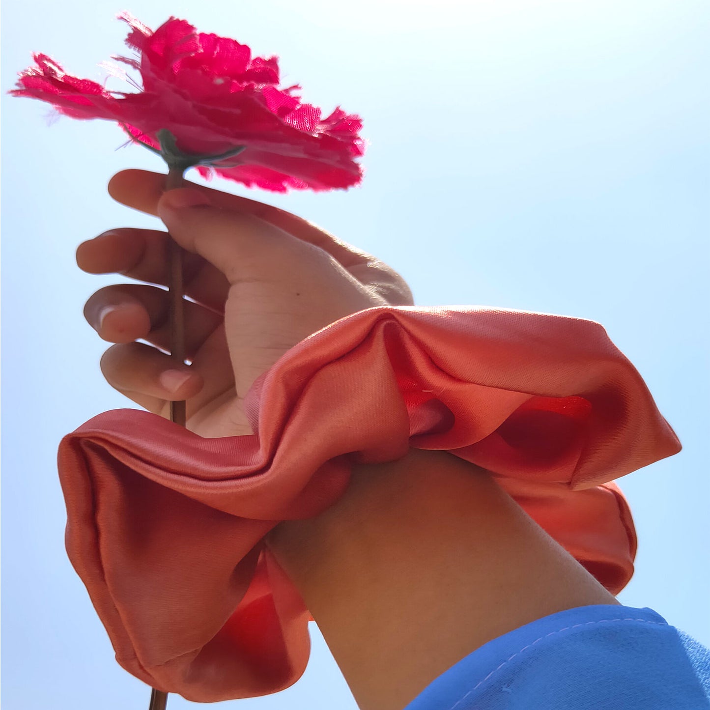 Small Rame Scrunchie (23-22a Scrunchie)