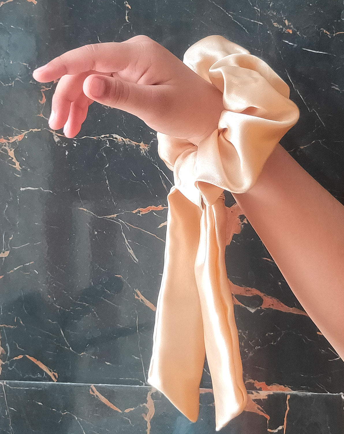 Daffodil Tail Scrunchie (24-06)