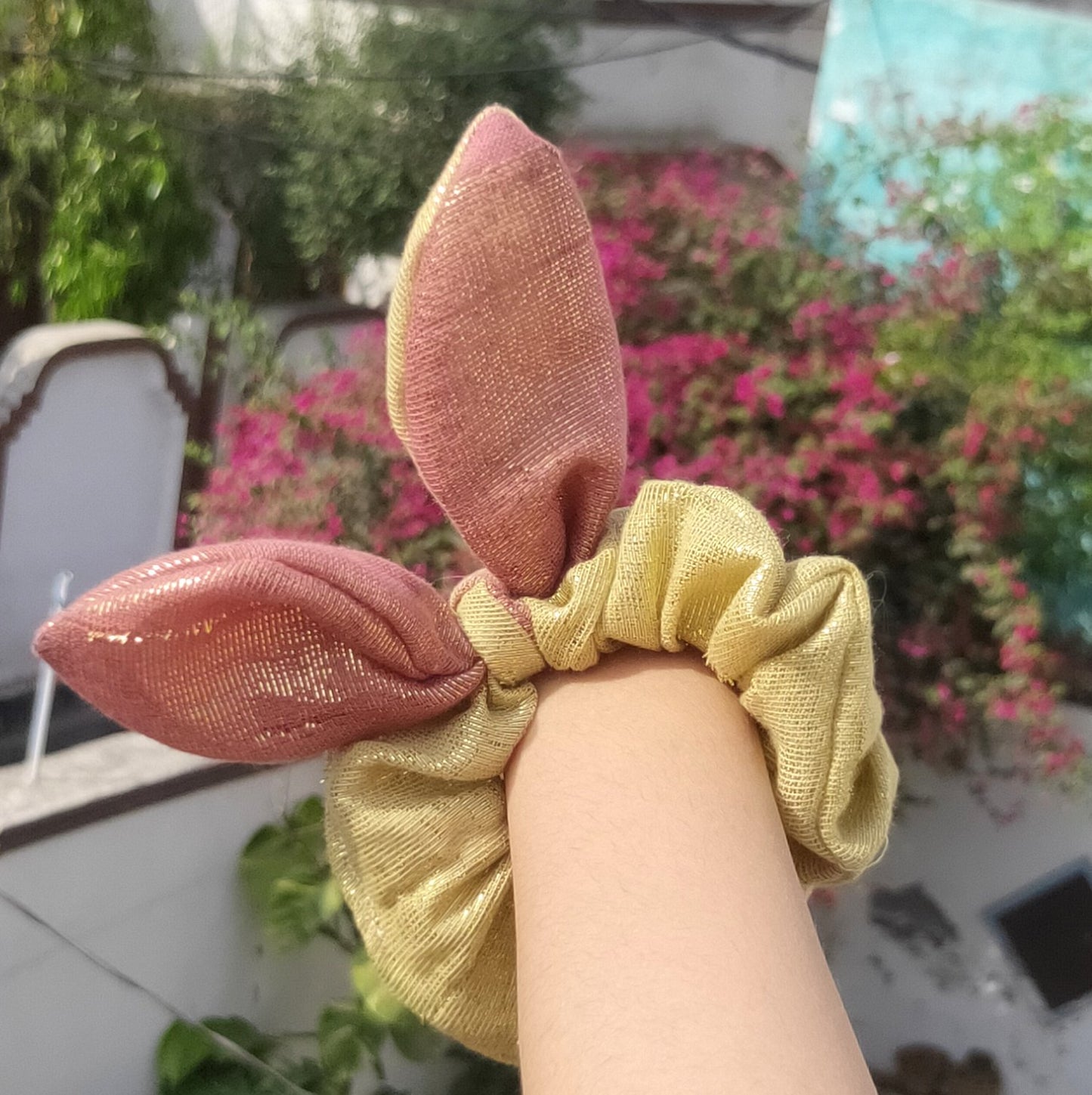 Taffy Bunny Ear Scrunchie (26-02)