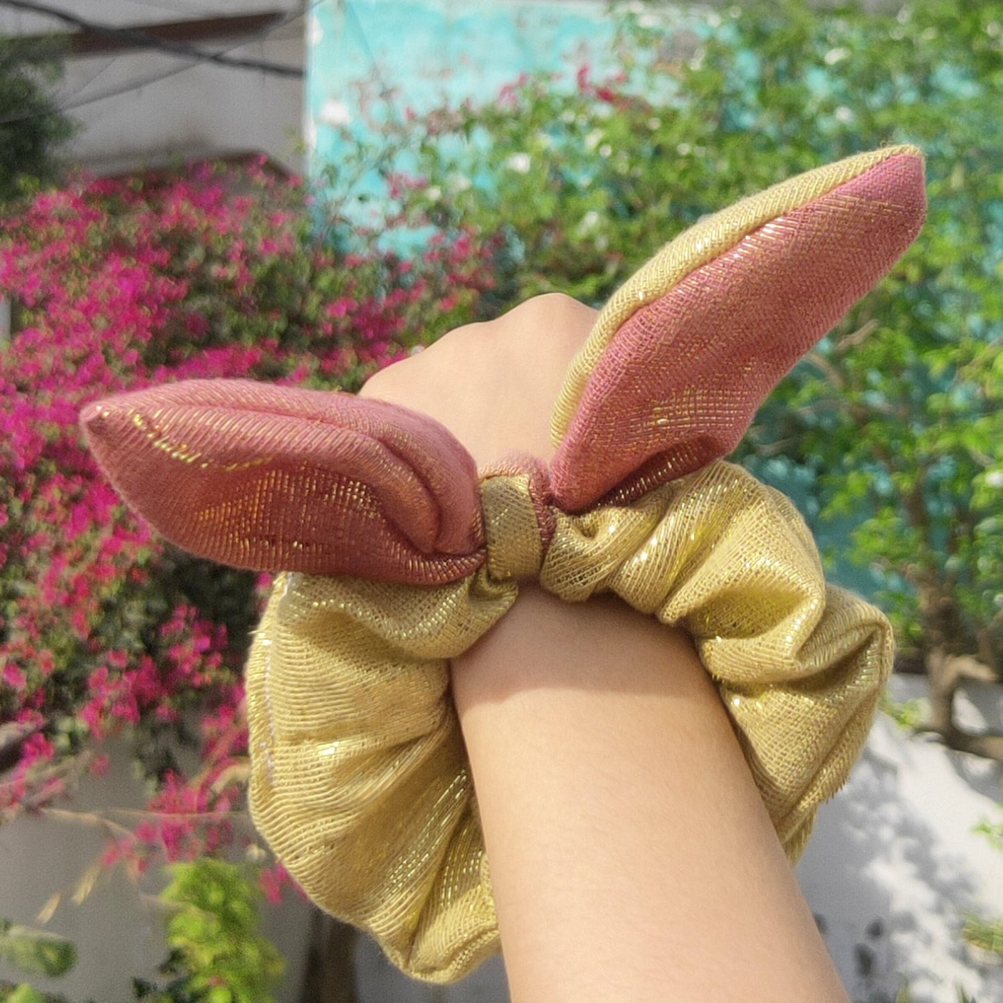 Taffy Bunny Ear Scrunchie (26-02)