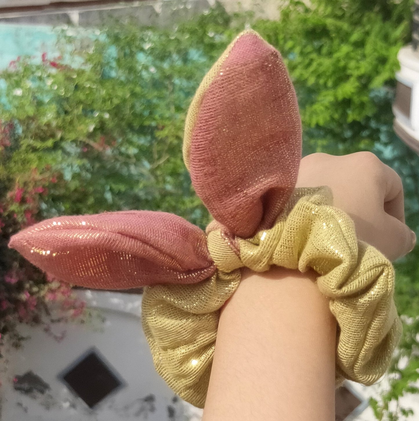 Taffy Bunny Ear Scrunchie (26-02)