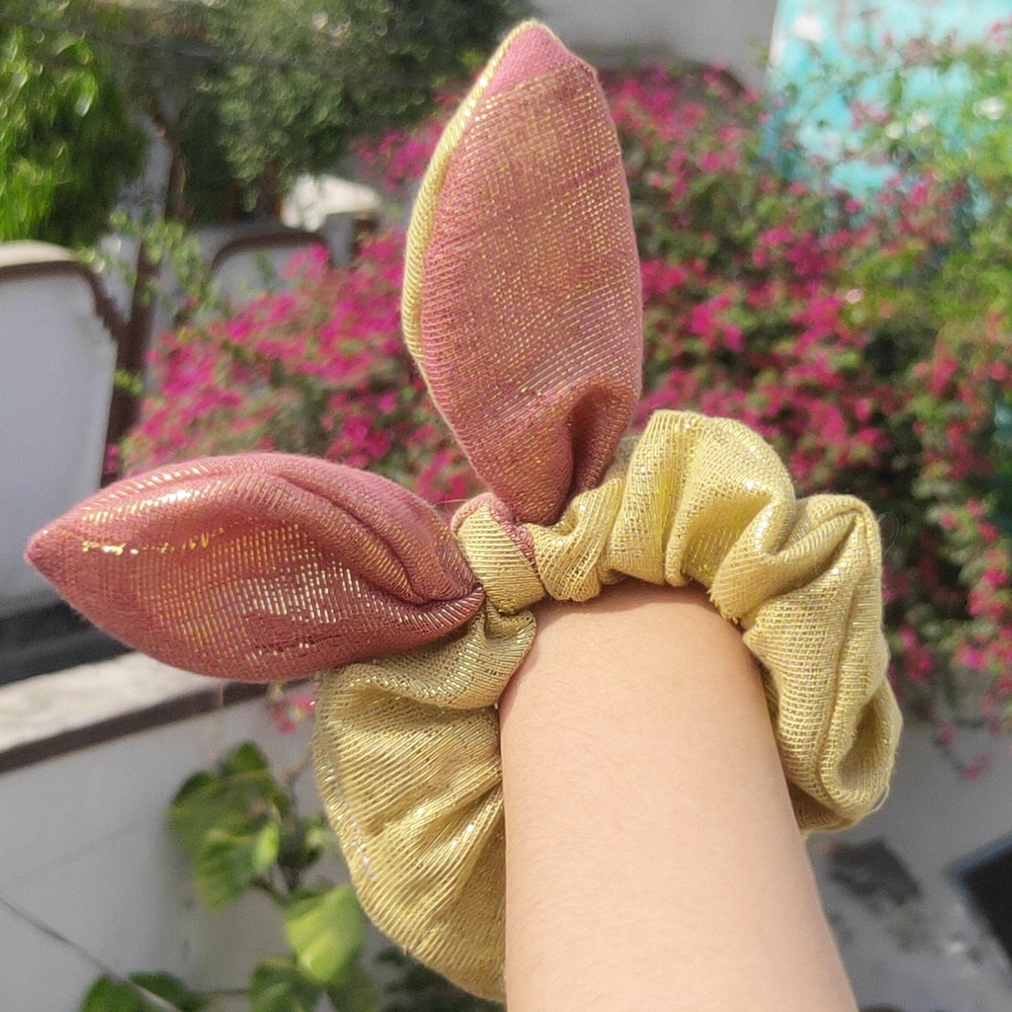 Taffy Bunny Ear Scrunchie (26-02)