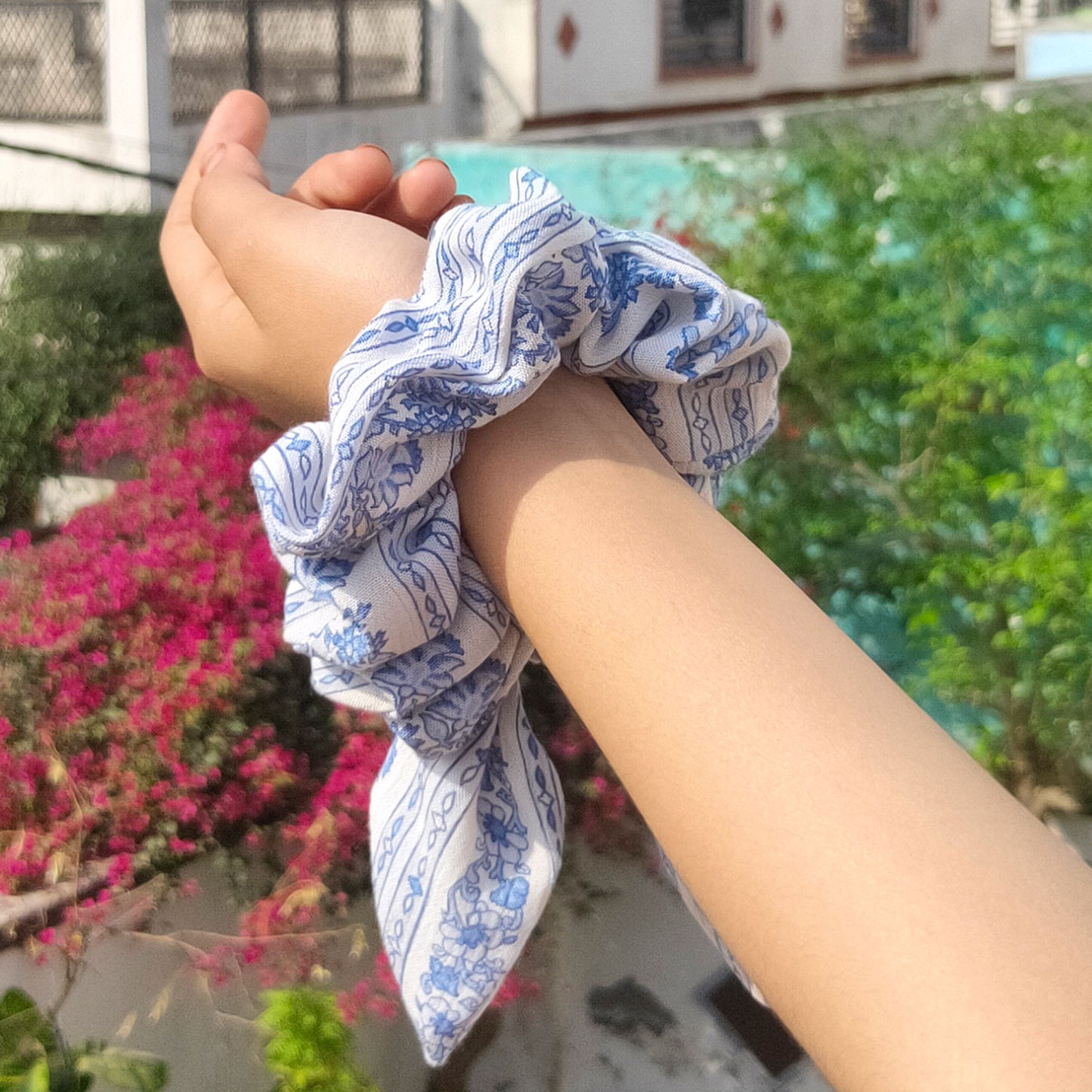 Linnea Bunny Ear Scrunchie (26-03)