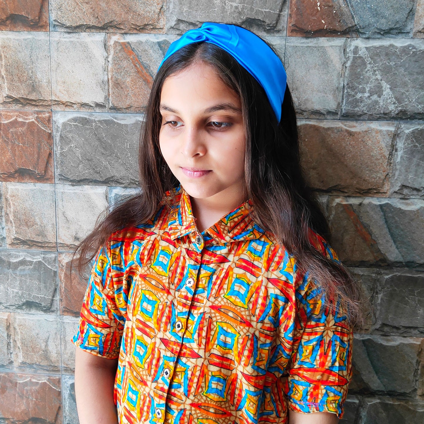Neon Blue Headband (28-05)