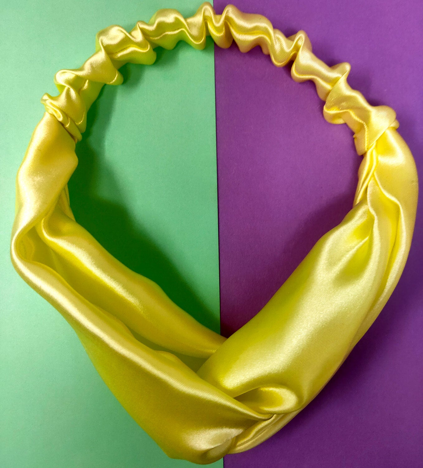 Canary Satin Headband (28-13)