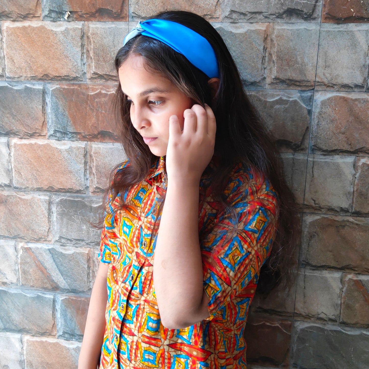 NeoGrey Dual Tone Satin Headband (29-02)