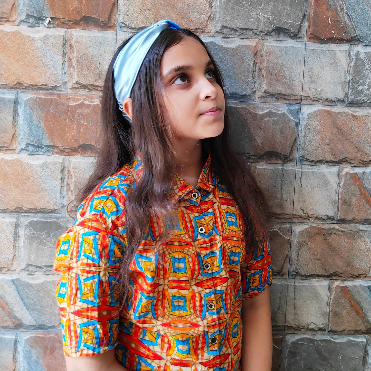 NeoGrey Dual Tone Satin Headband (29-02)