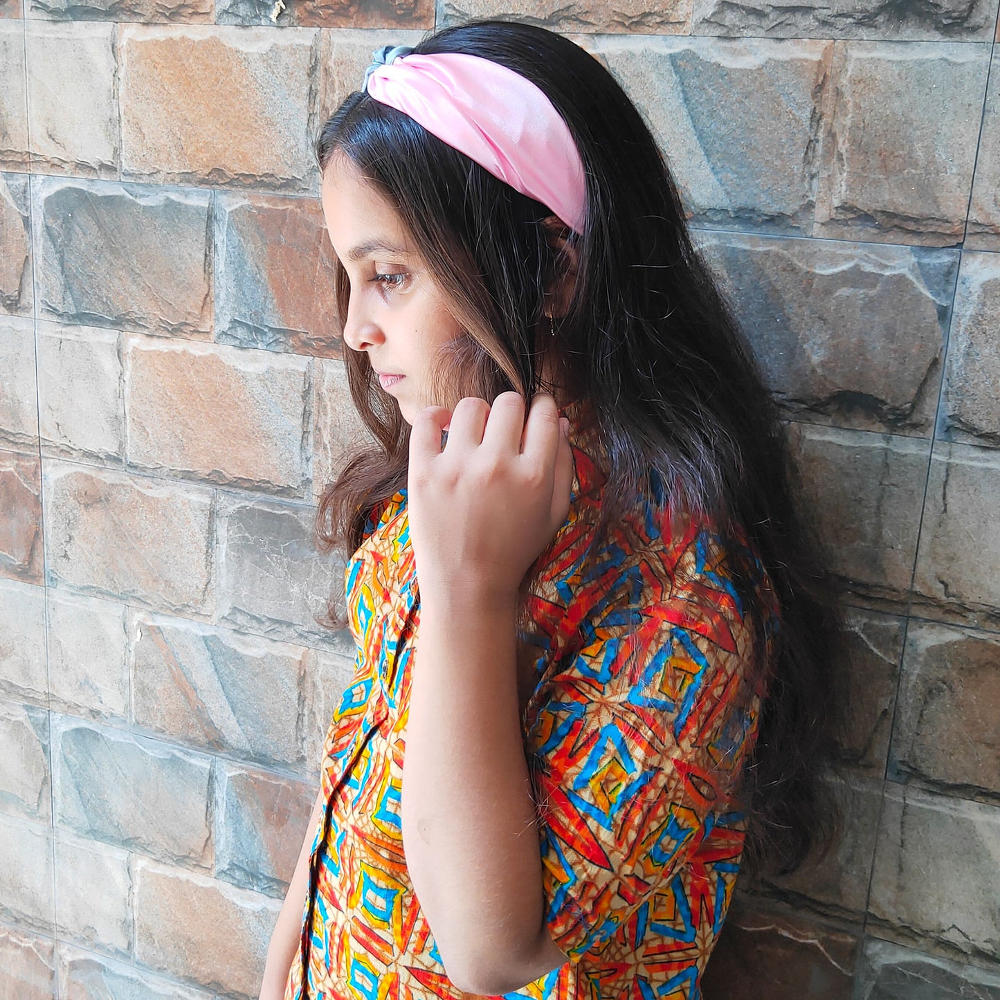 Pinkrey Dual Tone Satin Headband (29-03)
