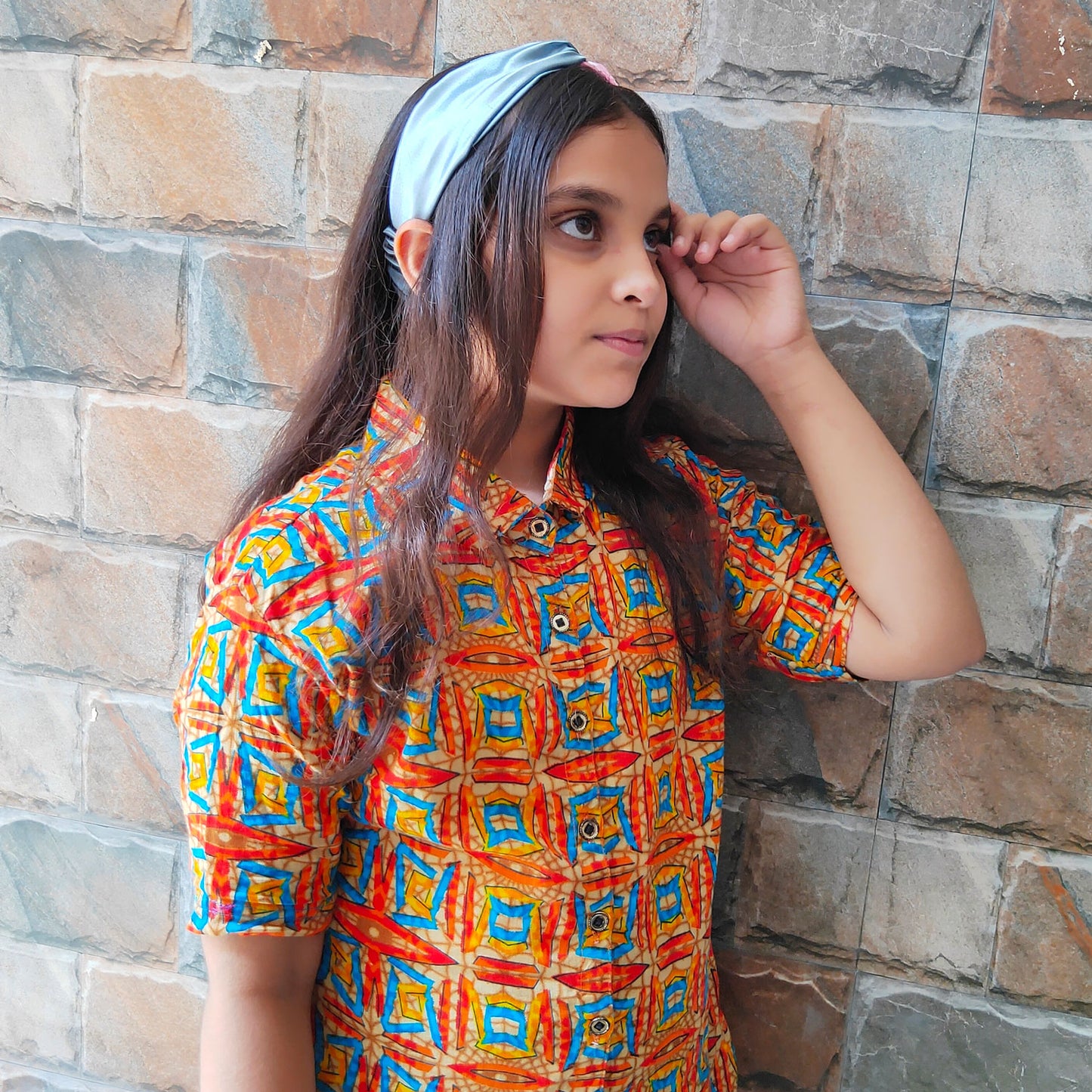 Pinkrey Dual Tone Satin Headband (29-03)