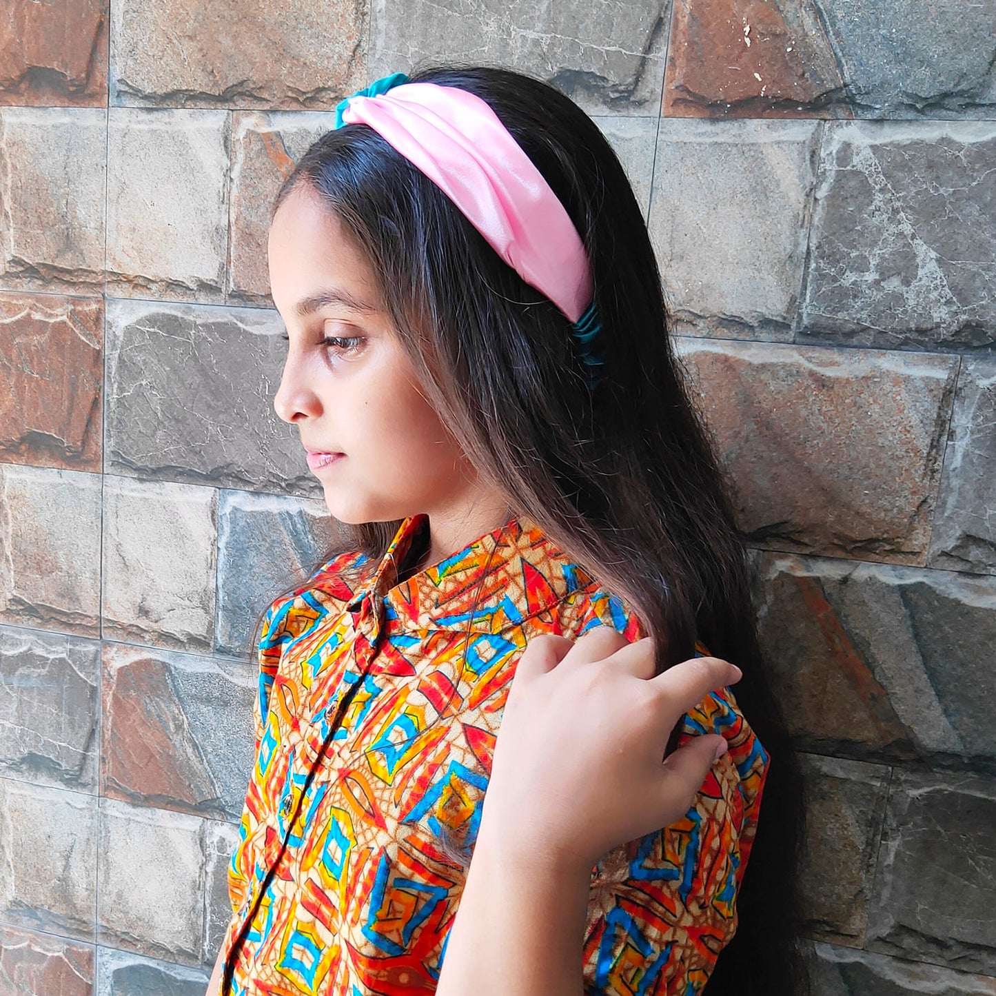 Pinkrenose Dual Tone Satin Headband (29-04)