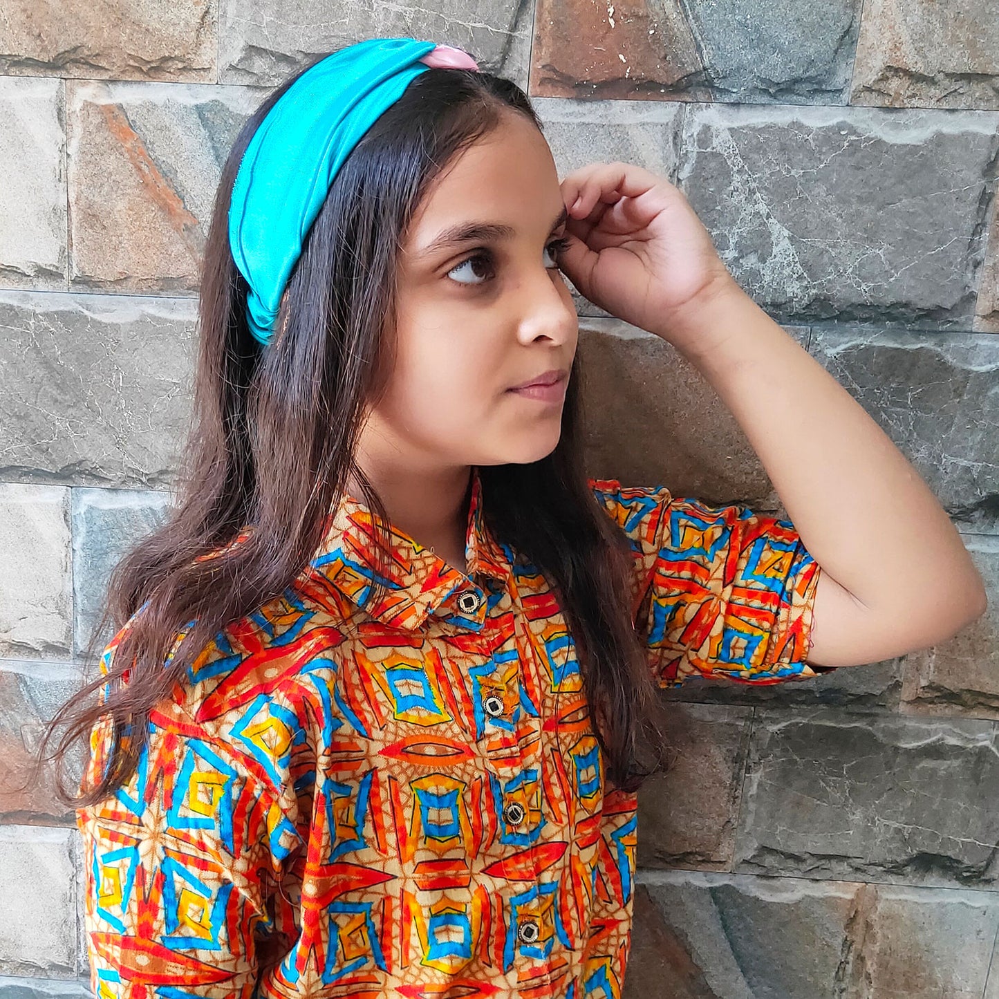 Pinkrenose Dual Tone Satin Headband (29-04)