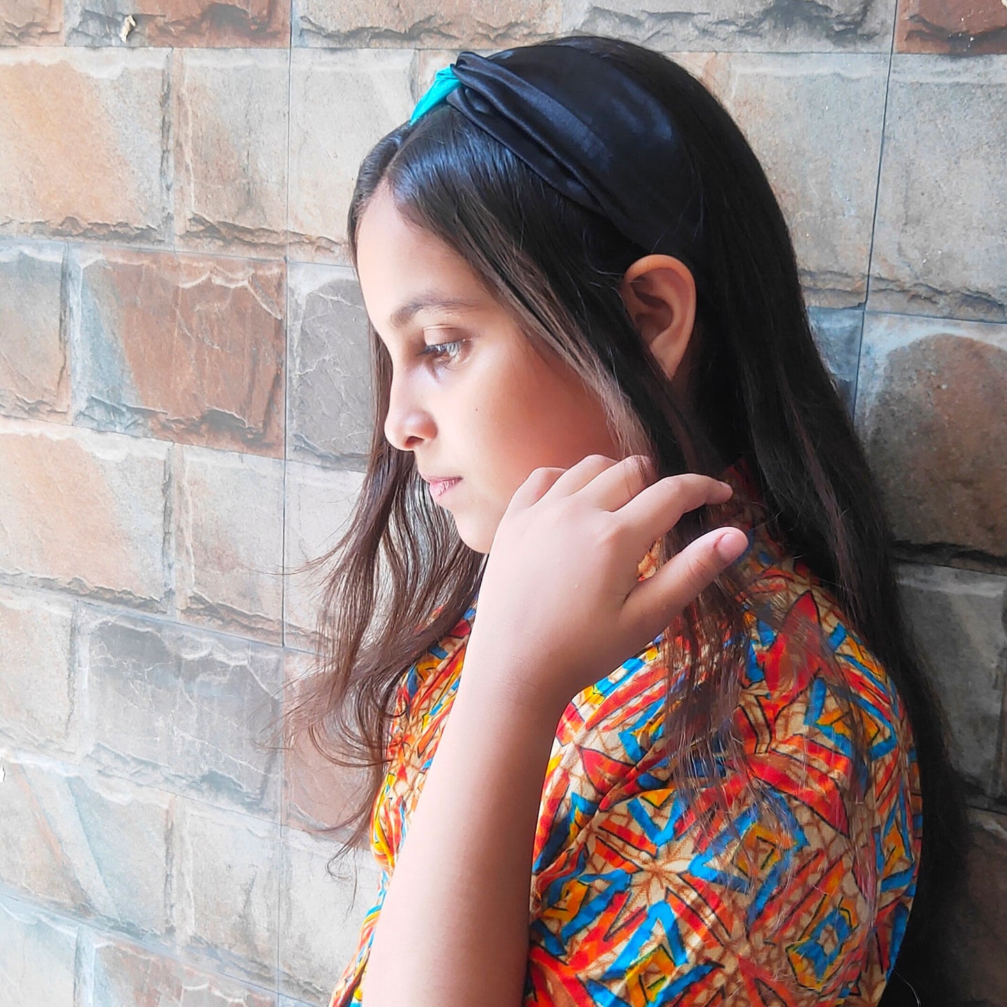 Veronerry Dual Tone Satin Headband (29-07)
