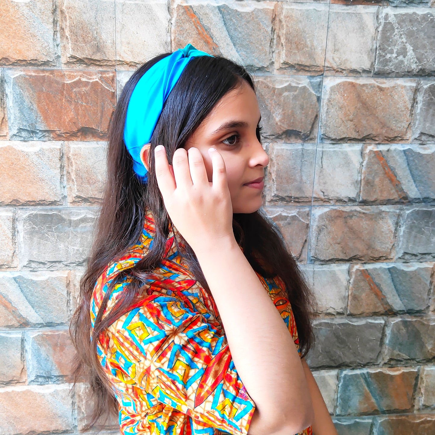 Neonese Dual Tone Satin Headband (29-08)