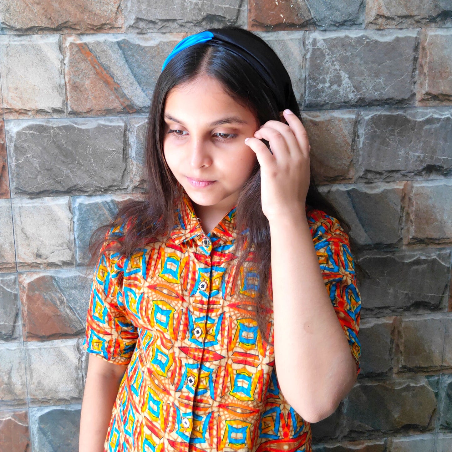 Neonerry Dual Tone Satin Headband (29-09)