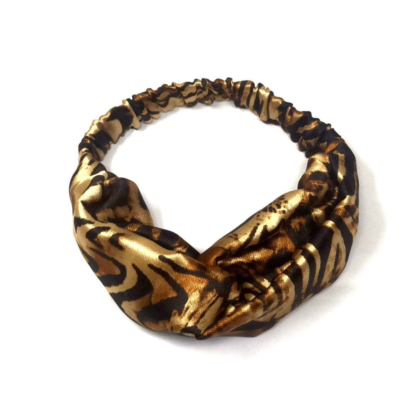 Anokhi Ada Handmade Animal Print Satin Soft Headbands/ Boho Headbands for Girls and Women (29-10)