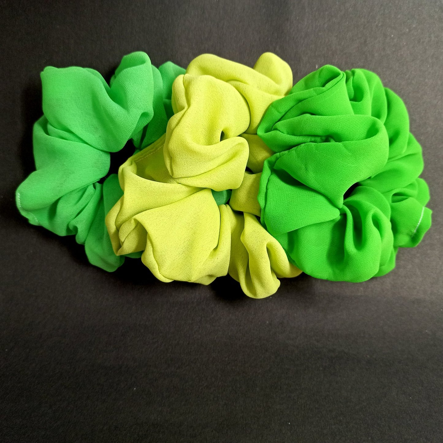 Evergreen Scrunchies Combo (Pack of 3)