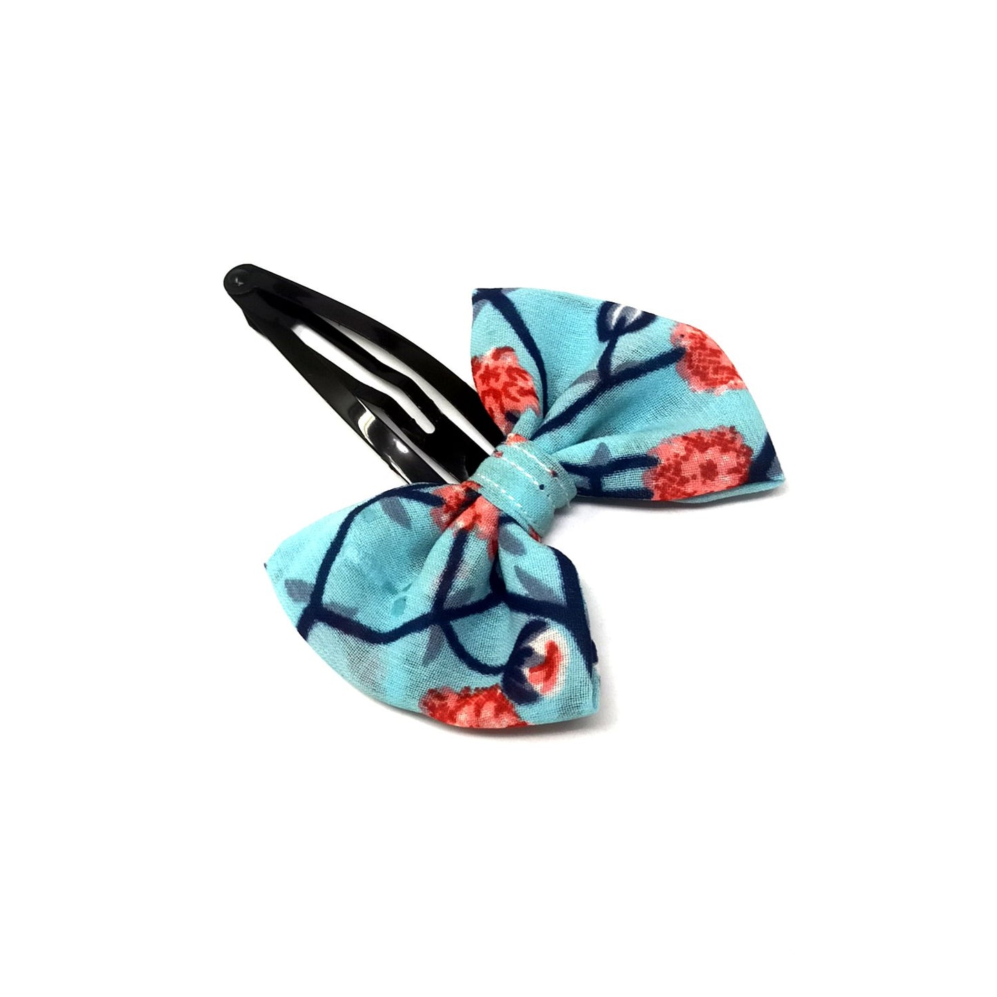 Floral Headband, Scrunchie, Bow Tik Tak Hair Clip Combo (30-07)