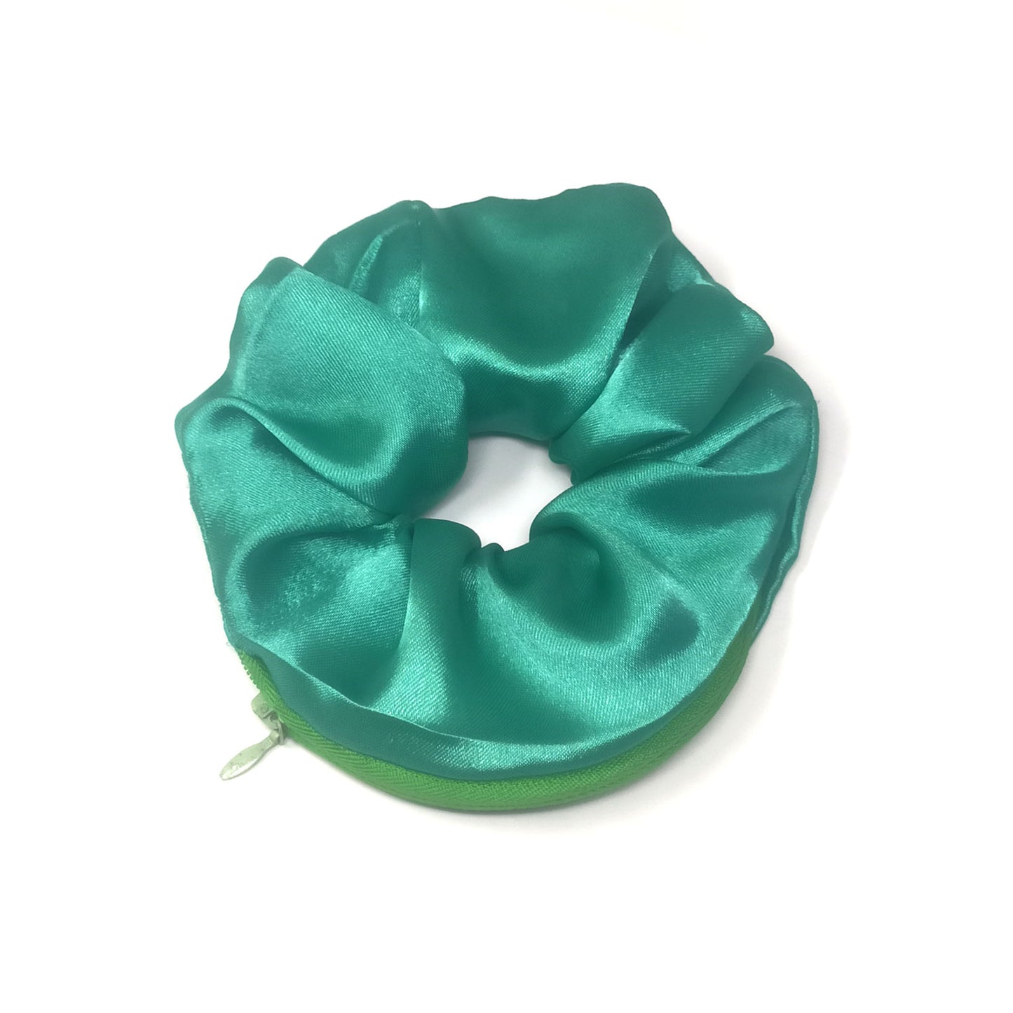 Satin Zipper Scrunchie (32-05 Scrunchie)