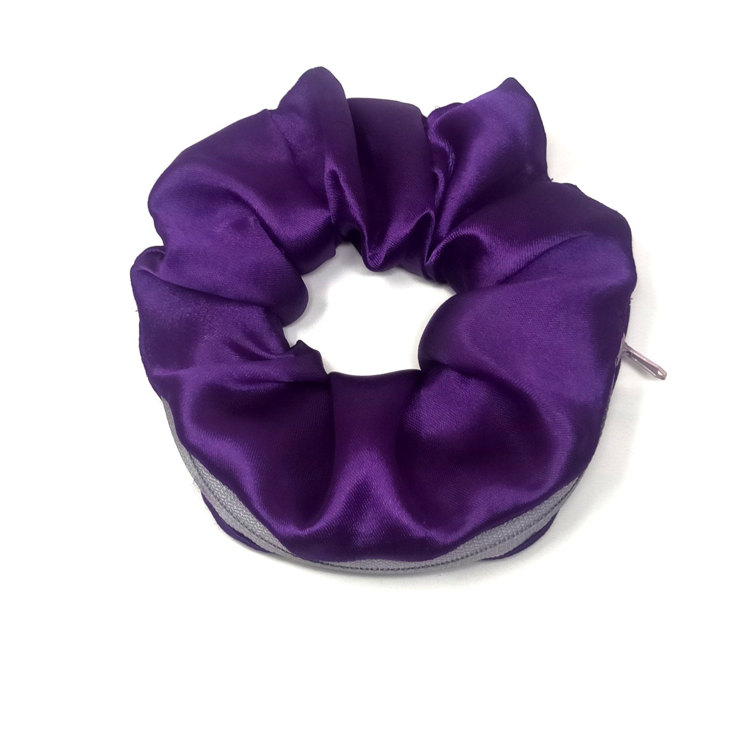 Satin Zipper Scrunchie (32-05 Scrunchie)