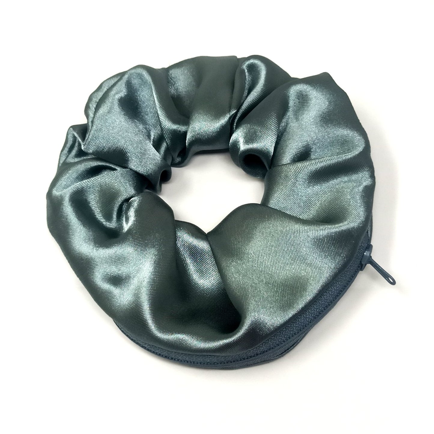 Satin Zipper Scrunchie (32-05 Scrunchie)