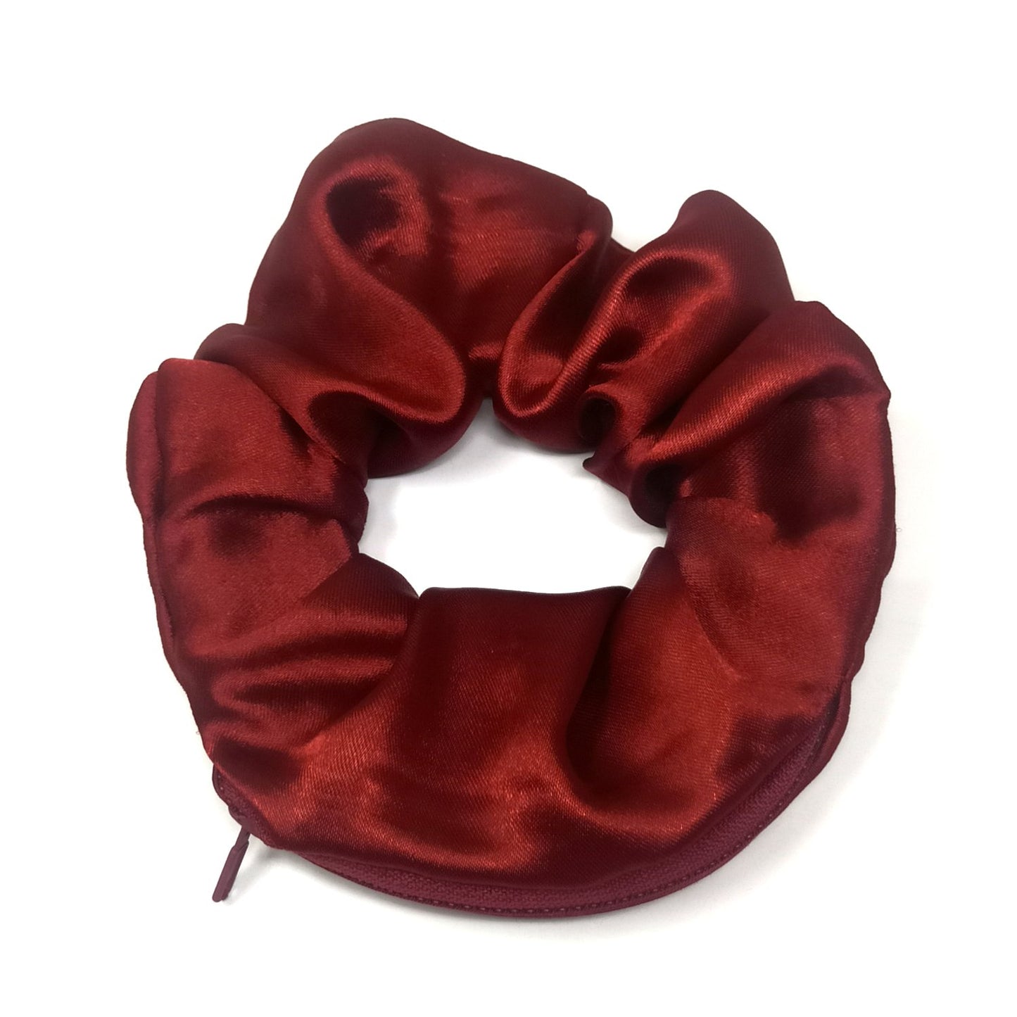Satin Zipper Scrunchie (32-05 Scrunchie)