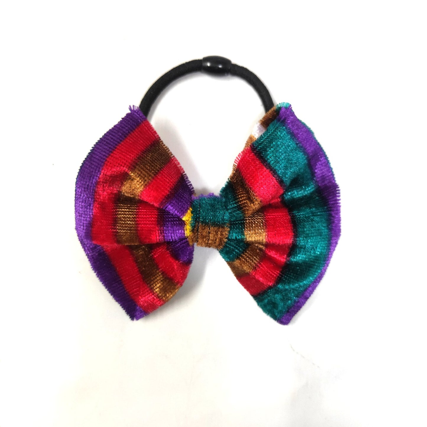 Combo of 2 Velvet Bow Hair Tie - (35-10)