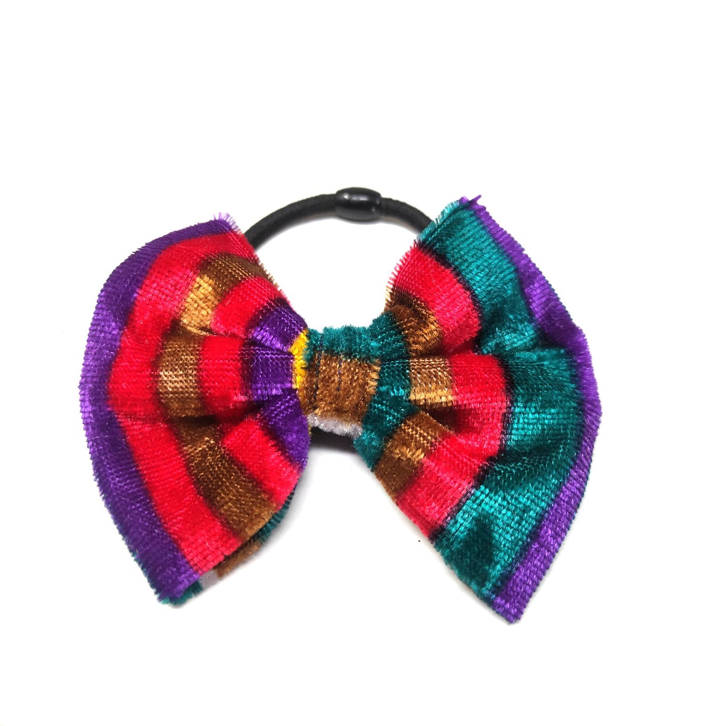 Combo of 2 Velvet Bow Hair Tie - (35-10)