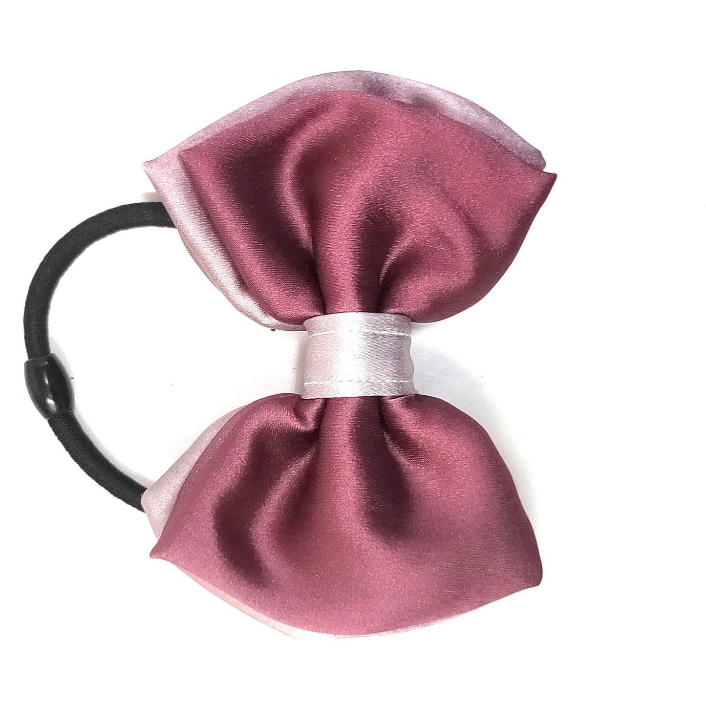 Satin Bow Hair Tie - (35-11)