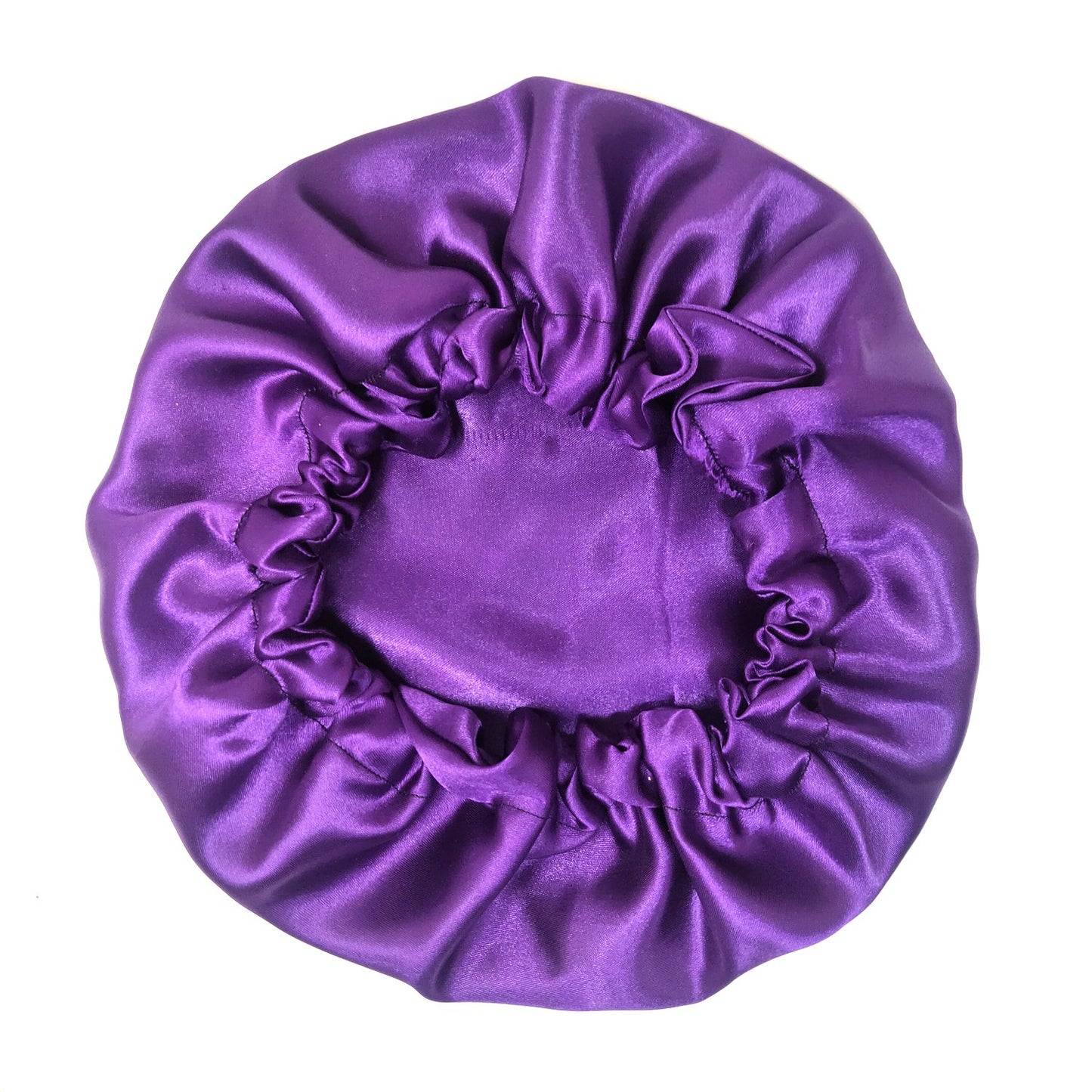 Anokhi Ada Handmade Satin Hair Bonnet Sleep Cap (36-01,Purple)