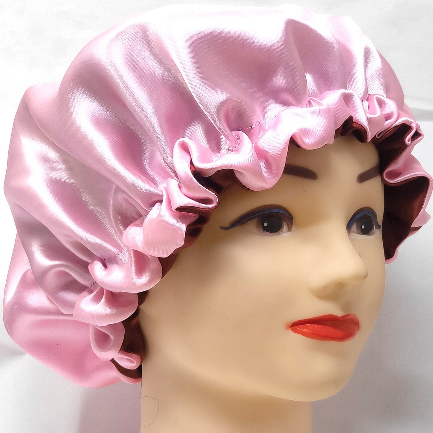 Anokhi Ada Handmade Dual Sided Satin Hair Bonnet Sleep Cap (36-03)
