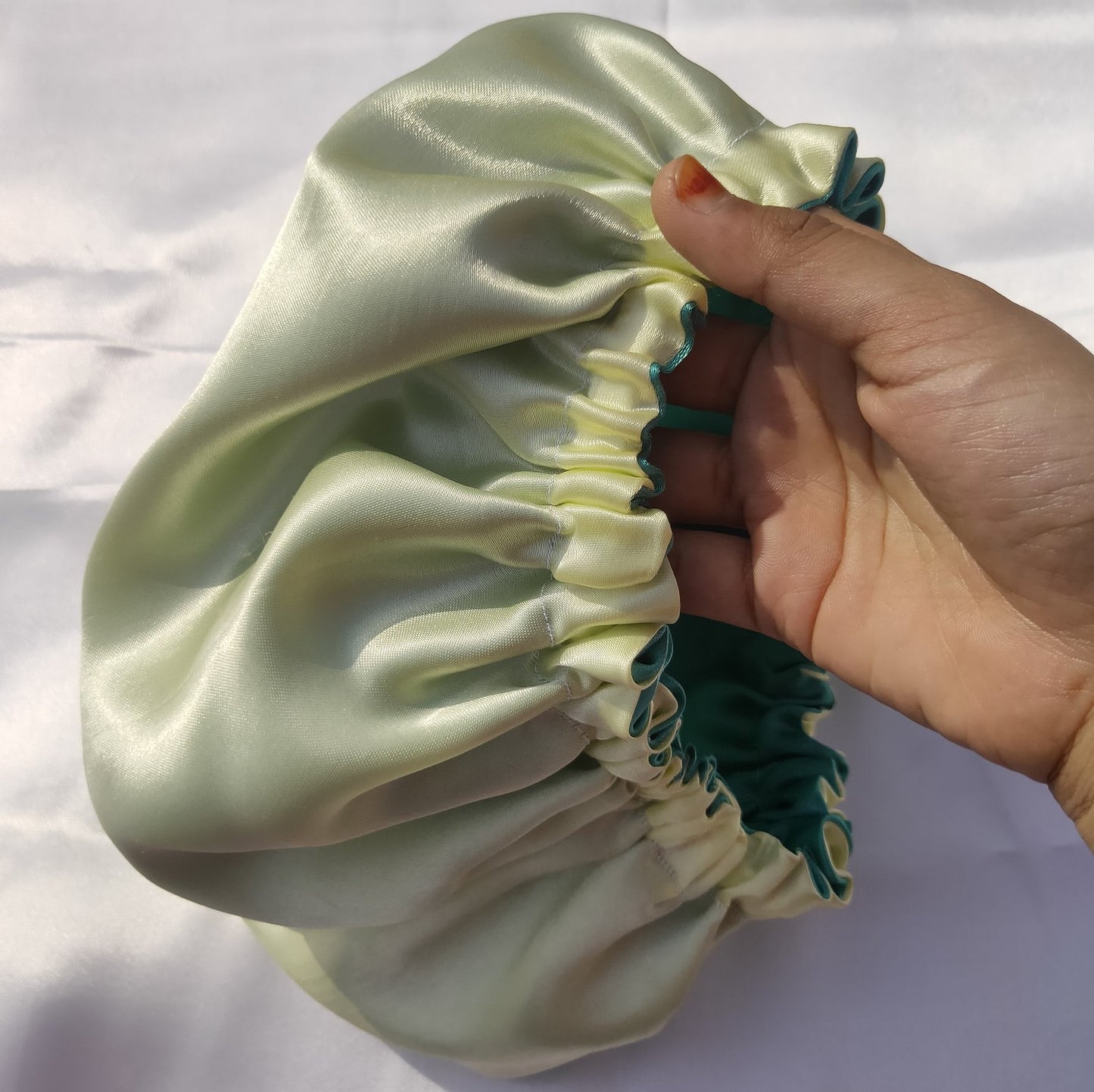 Anokhi Ada Handmade Dual Sided Satin Hair Bonnet Sleep Cap (36-11)