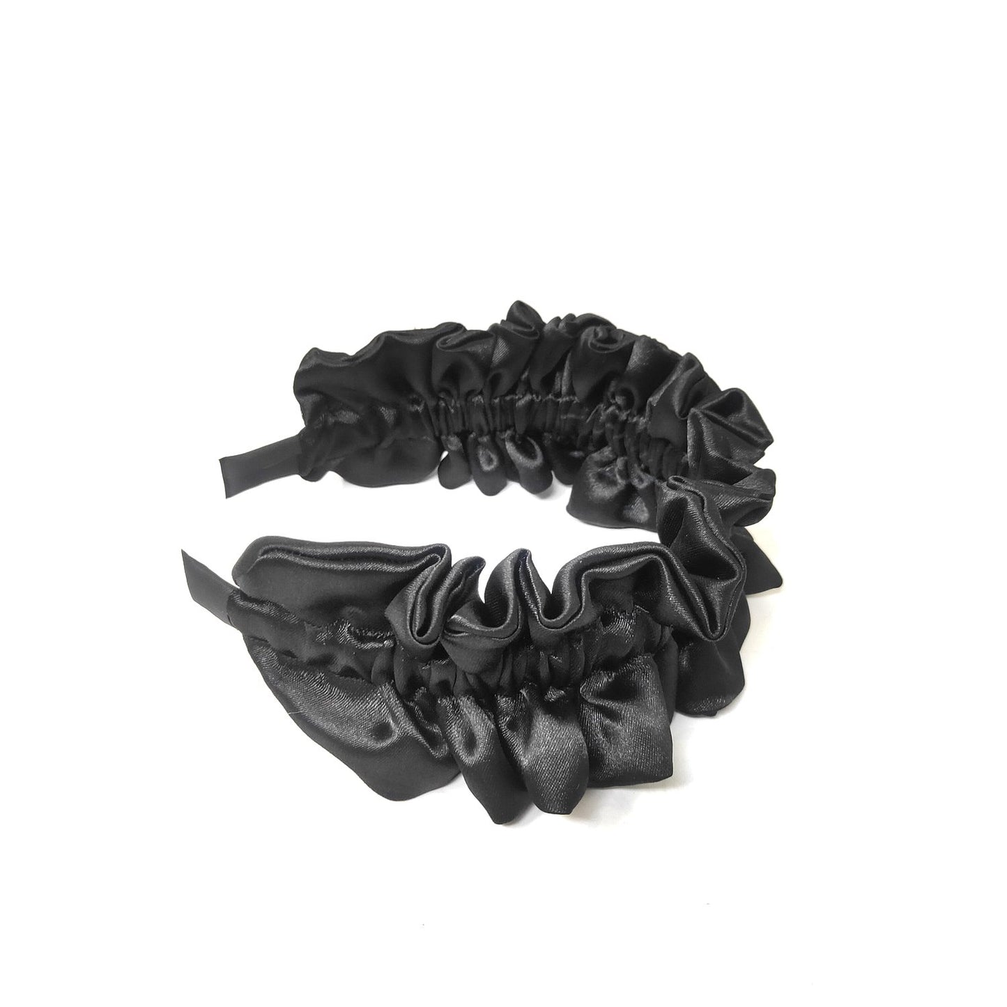 Black Berry Scrunch Headband  (37-01)