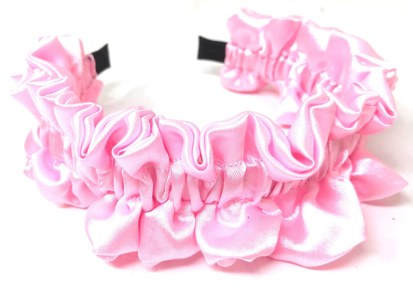 Baby Pink Scrunch Headband  (37-02)