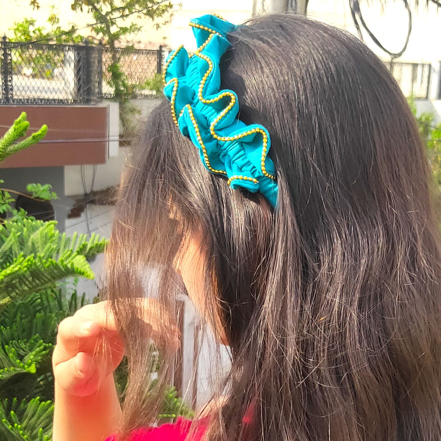 Anokhi Ada Handmade Scrunch Headband  (37-07)