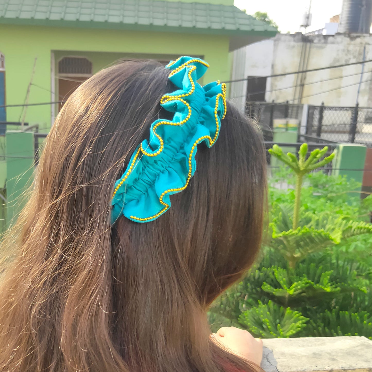 Anokhi Ada Handmade Scrunch Headband  (37-07)