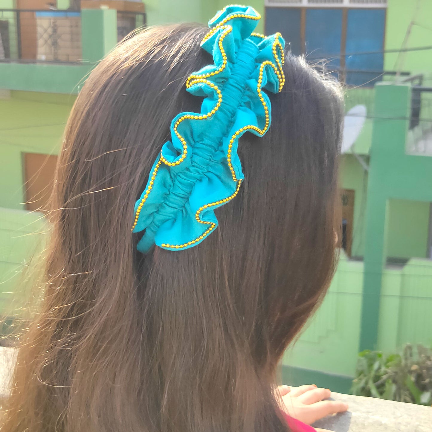Anokhi Ada Handmade Scrunch Headband  (37-07)