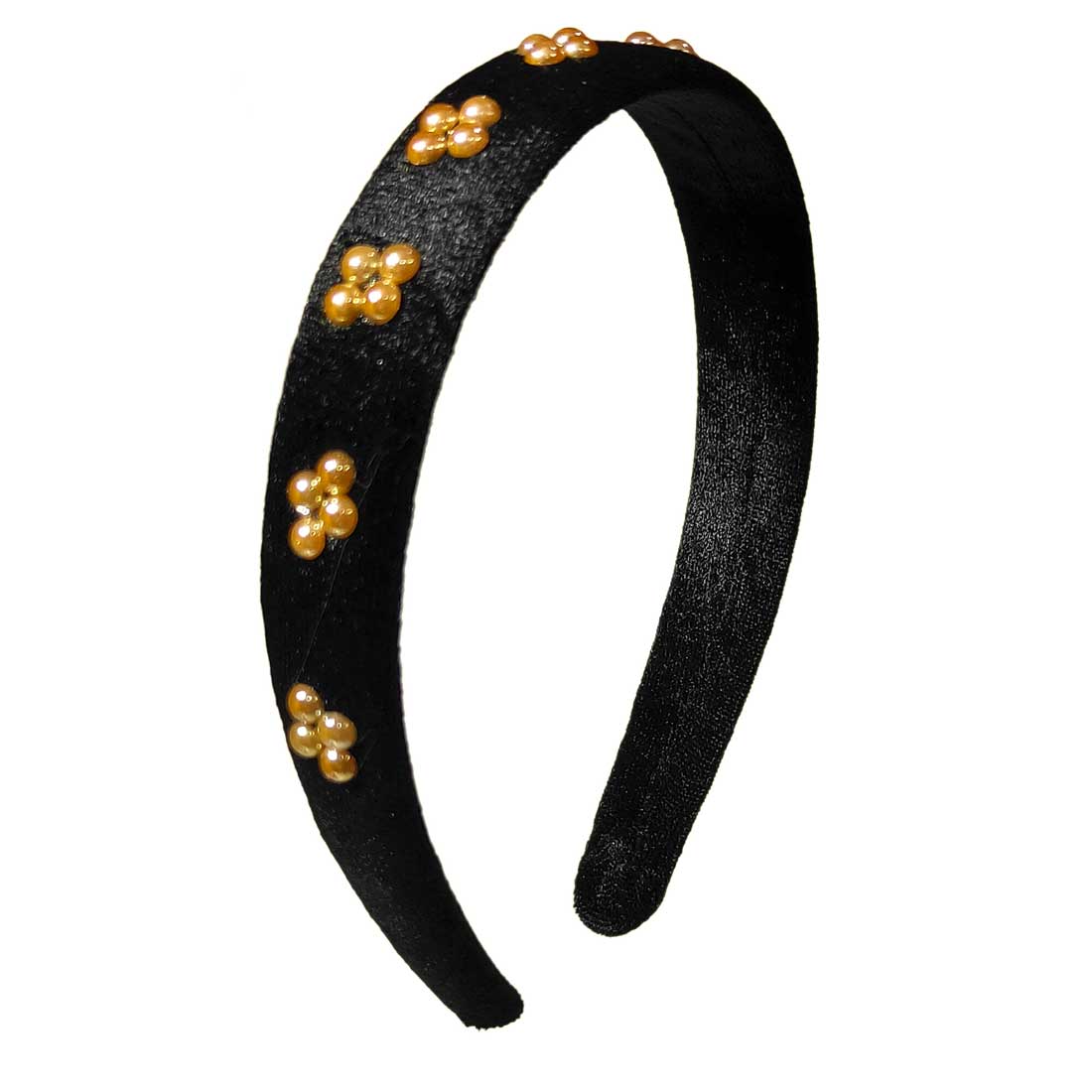 Anokhi Ada Handmade Pearl Headband for Girls and Women - 09-18H