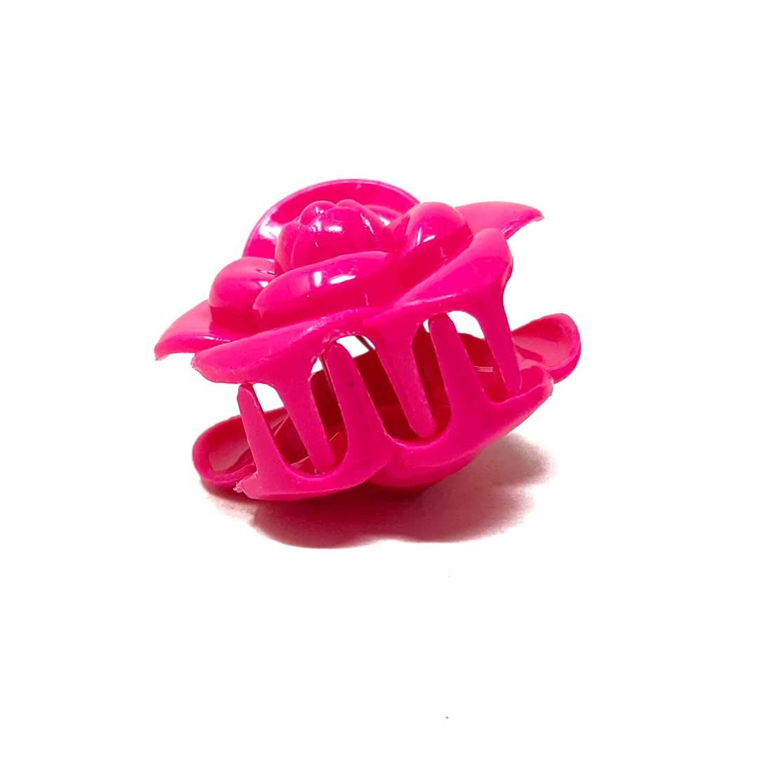 Anokhi Ada Floral Plastic Small Hair Clutchers / Hair Claws for Girls and Women (Multi-Colour; Pack of 12) 95-02